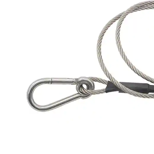 Stainless steel 4mm x 80cm Wire Cable Safety Rope
