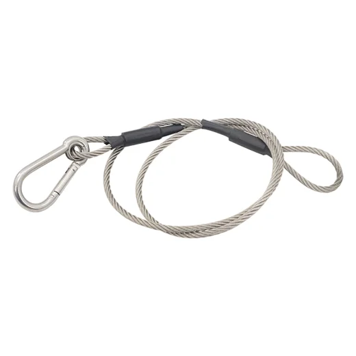 Stainless steel 4mm x 80cm Wire Cable Safety Rope